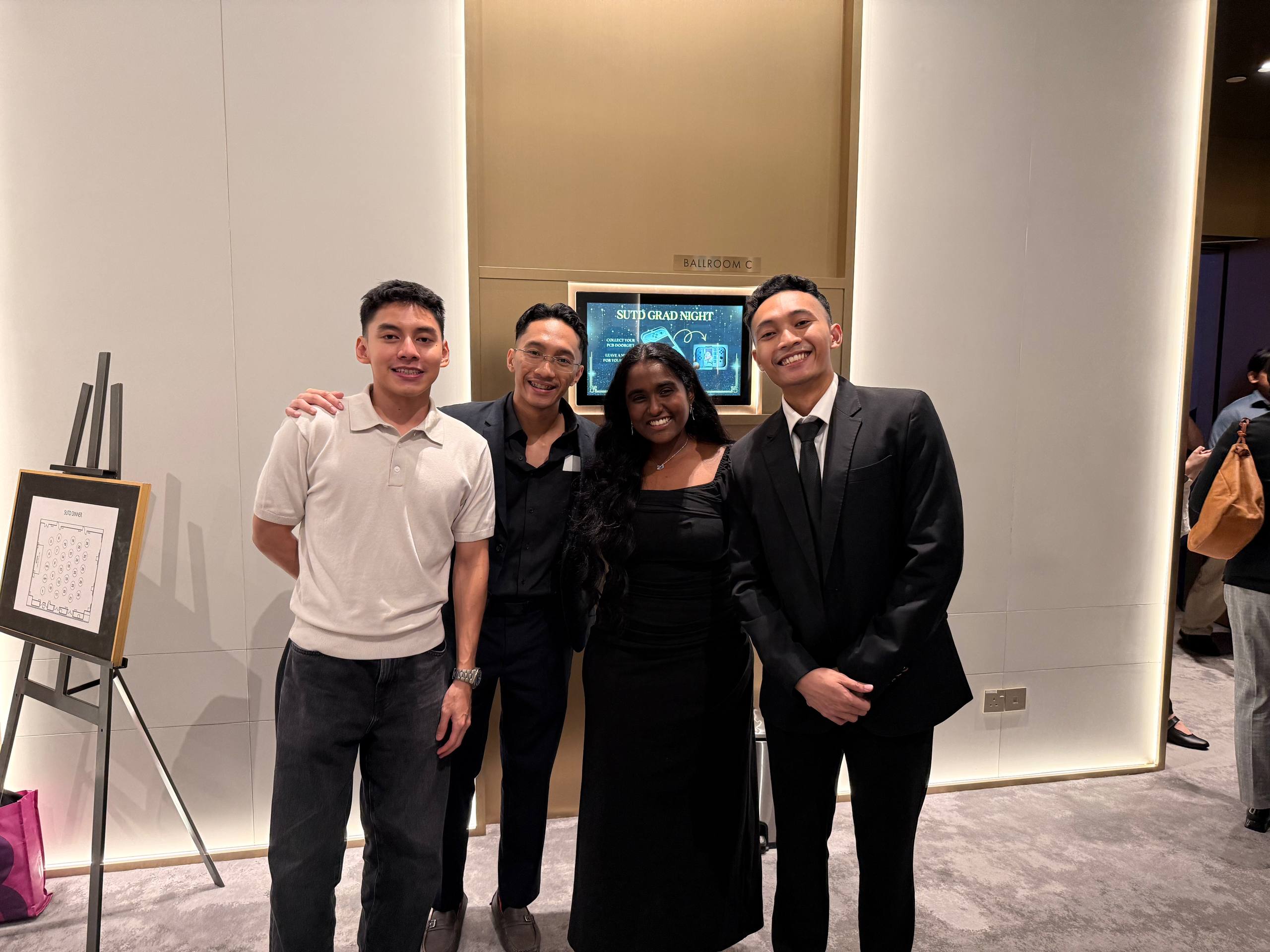 Team Delphium at SUTD Grad Night